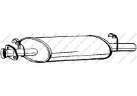 Middle Silencer 211-063 Bosal
