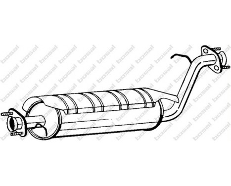 Middle Silencer 211-381 Bosal