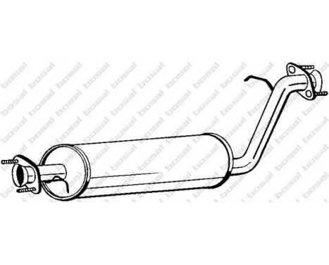 Middle Silencer 211-383 Bosal