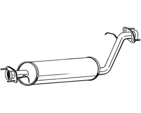 Middle Silencer 211-383 Bosal, Image 2