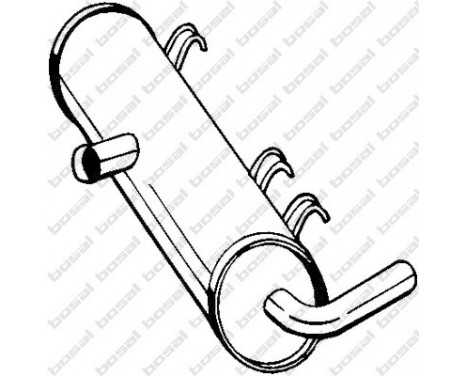 Middle Silencer 215-709 Bosal