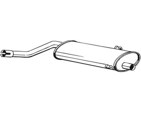 Middle Silencer 215-755 Bosal, Image 3
