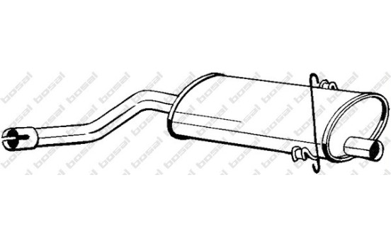 Middle Silencer 215-761 Bosal