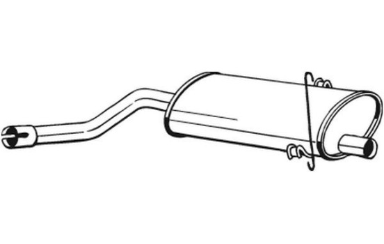 Middle Silencer 215-761 Bosal, Image 2