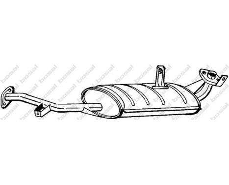 Middle Silencer 219-109 Bosal