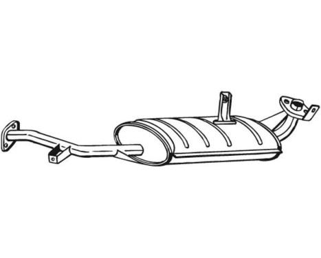 Middle Silencer 219-109 Bosal, Image 2