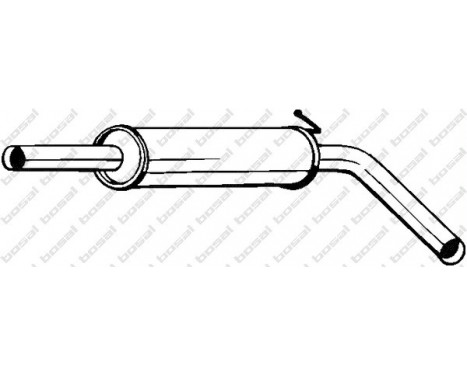 Middle Silencer 220-039 Bosal, Image 2