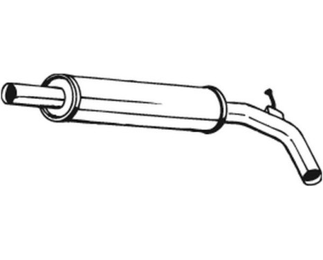 Middle Silencer 227-617 Bosal, Image 2