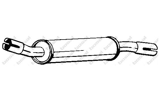 Middle Silencer 228-253 Bosal
