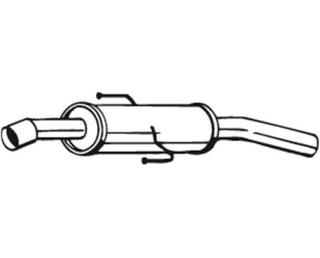 Middle Silencer 228-465 Bosal, Image 2