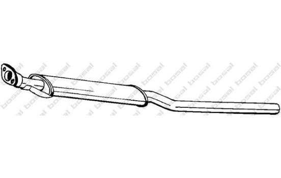 Middle Silencer 228-625 Bosal