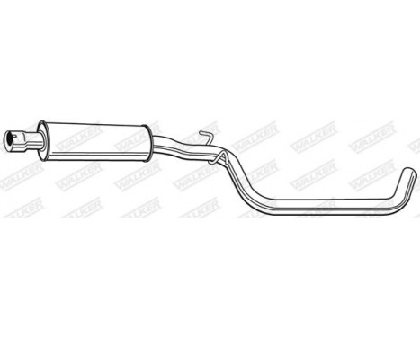Middle Silencer 22880 Walker, Image 2