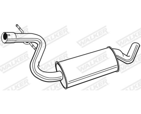Middle Silencer 22888 Walker, Image 2