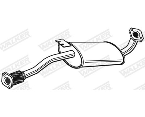 Middle Silencer 22979 Walker, Image 2