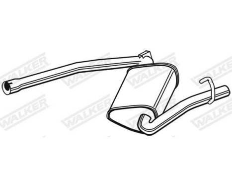 Middle Silencer 23054 Walker, Image 2