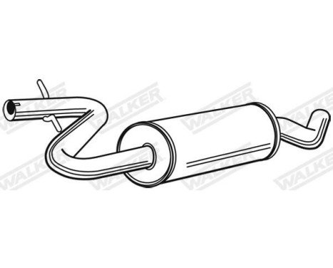 Middle silencer 23134 Walker