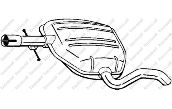 Middle Silencer 233-245 Bosal