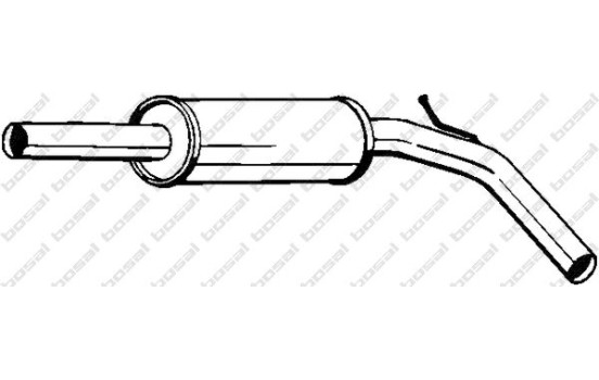 Middle Silencer 233-323 Bosal