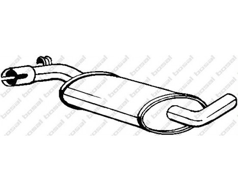 Middle Silencer 233-361 Bosal