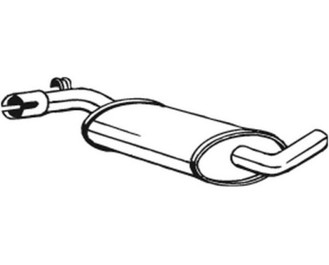 Middle Silencer 233-361 Bosal, Image 2