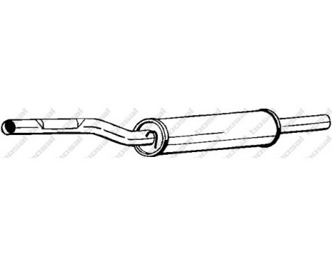 Middle Silencer 233-389 Bosal