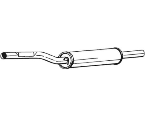Middle Silencer 233-389 Bosal, Image 2