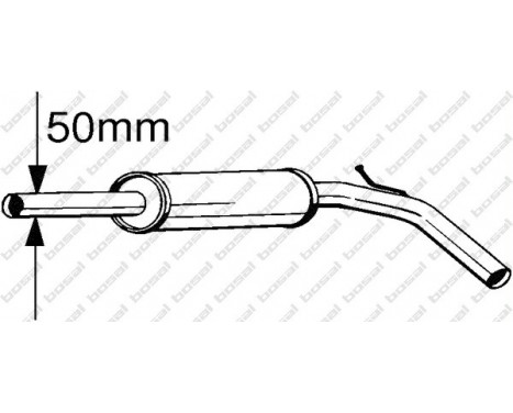 Middle Silencer 233-395 Bosal