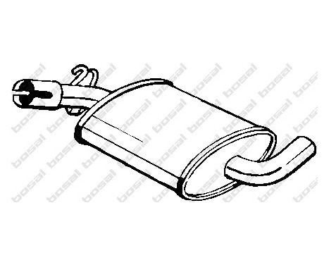 Middle Silencer 233-407 Bosal