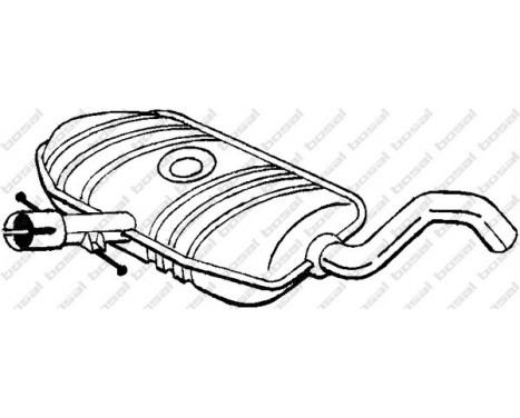 Middle Silencer 233-483 Bosal
