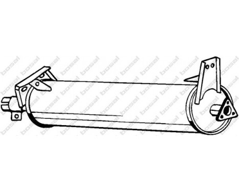 Middle Silencer 233-497 Bosal