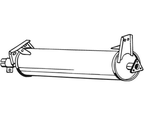 Middle Silencer 233-497 Bosal, Image 2