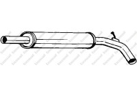 Middle Silencer 233-539 Bosal