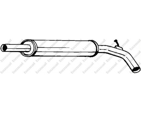 Middle Silencer 233-539 Bosal