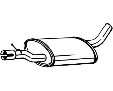 Middle Silencer 233-545 Bosal