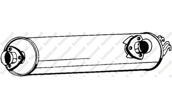 Middle Silencer 233-555 Bosal