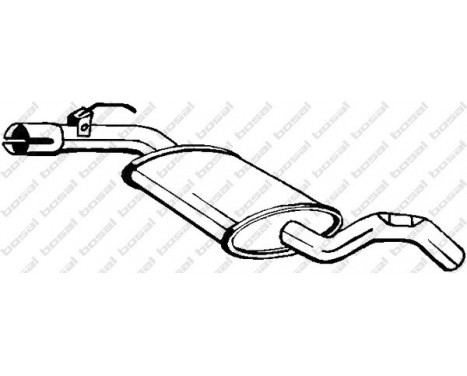 Middle Silencer 233-561 Bosal