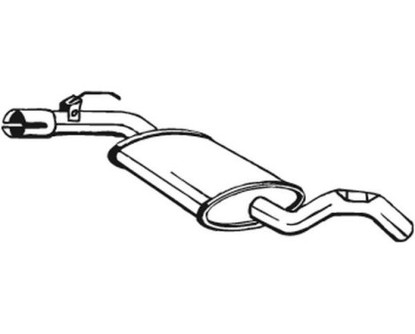 Middle Silencer 233-561 Bosal, Image 2