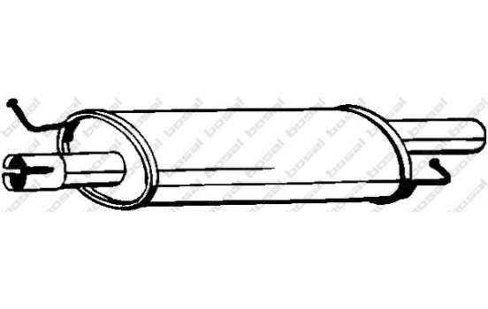 Middle Silencer 233-575 Bosal