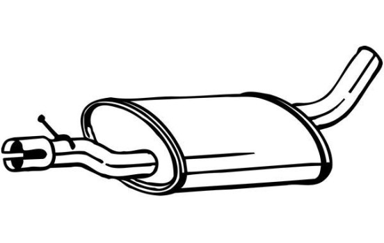 Middle Silencer 233-613 Bosal