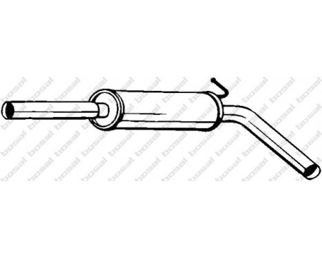 Middle Silencer 233-633 Bosal, Image 2