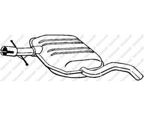 Middle Silencer 233-689 Bosal