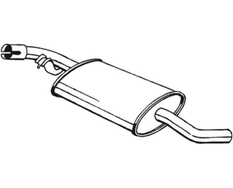 Middle Silencer 233-743 Bosal, Image 2