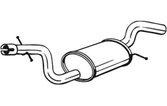 Middle Silencer 233-767 Bosal