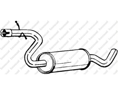 Middle Silencer 233-805 Bosal