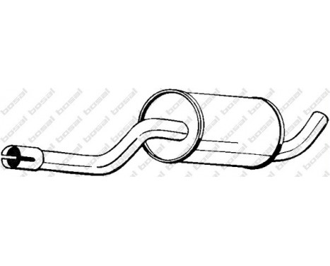 Middle Silencer 235-017 Bosal