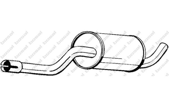Middle Silencer 235-259 Bosal