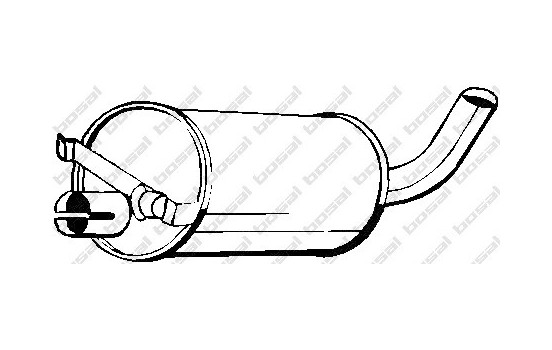 Middle Silencer 235-909 Bosal