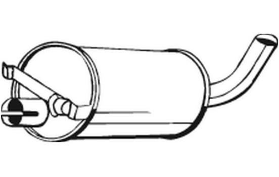 Middle Silencer 235-909 Bosal, Image 2