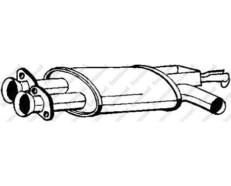 Middle Silencer 247-141 Bosal, Image 2