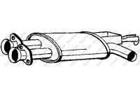 Middle Silencer 247-141 Bosal